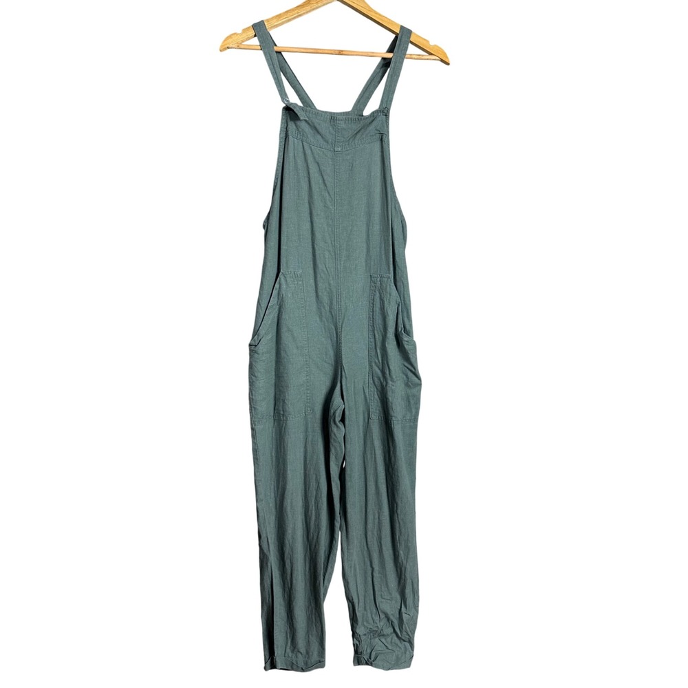 Universal Thread Womens Sage Green Sleeveless Overalls Jumpsuit XS artsy boho